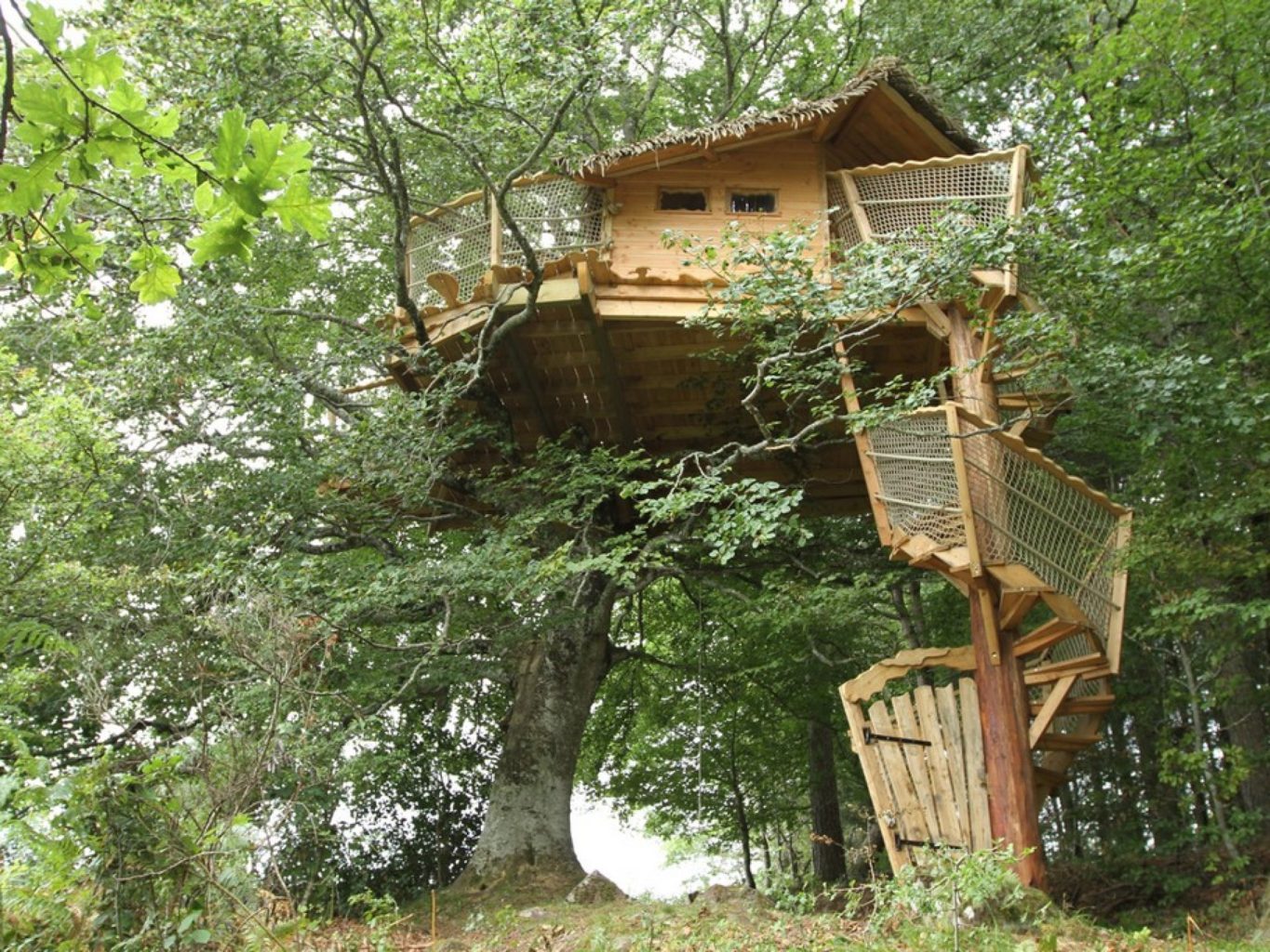 Moose Meadow Treehouse. A two-story treehouse... - Treehouselove